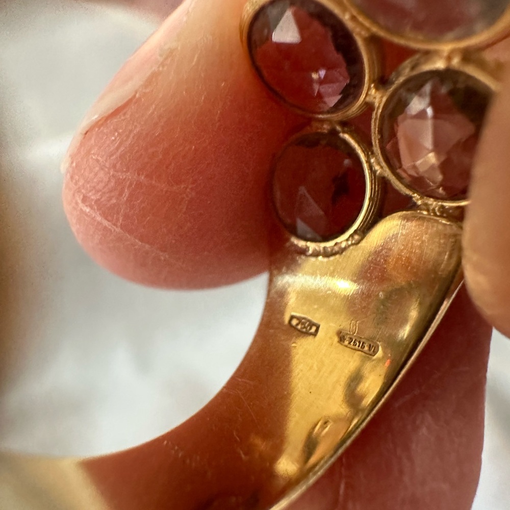 Marco Bicego 18k Gold ring with gemstones - Picture 6 of 11